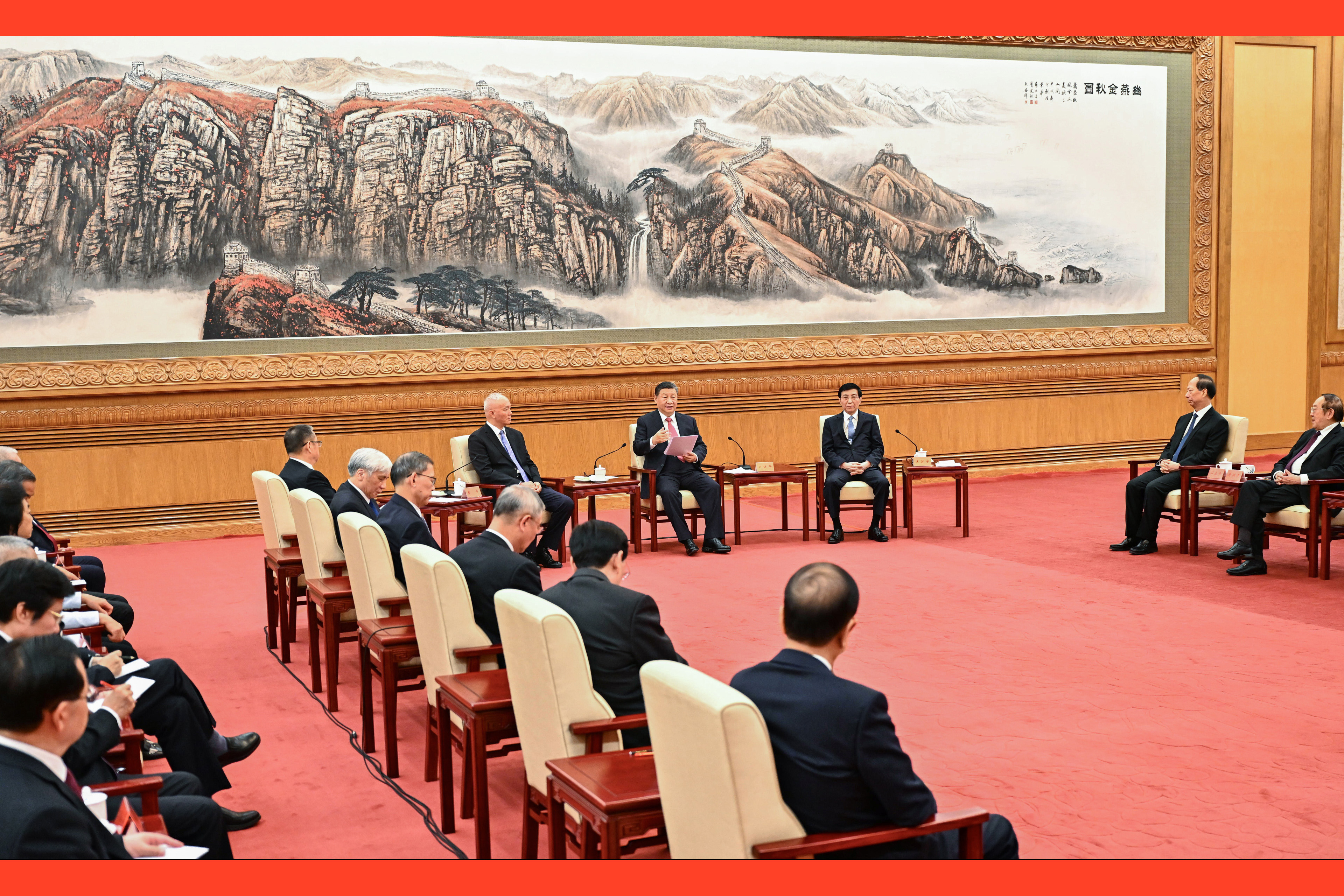 习近平同党外人士共迎新春